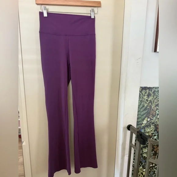 X by Gottex Deep Purple Wide Leg Leggings XS - Picture 4 of 7